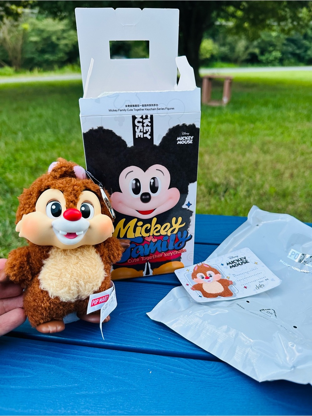 Pop Mart Disney Mickey and Friends Dale Backpack Charm Keychain - Chipmunk